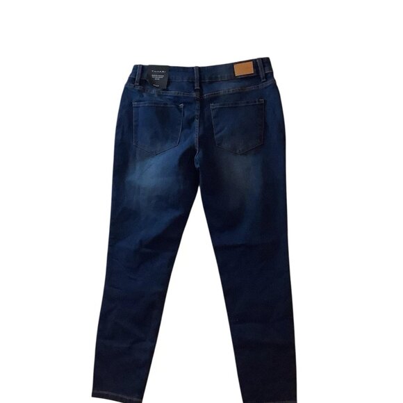 Tahari Kelly Jeans Rayon Denim Mid Rise Skinny Womens Size 12/31 - Picture 2 of 11